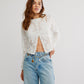 FREE PEOPLE - Jae Longsleeve Knit Top - 