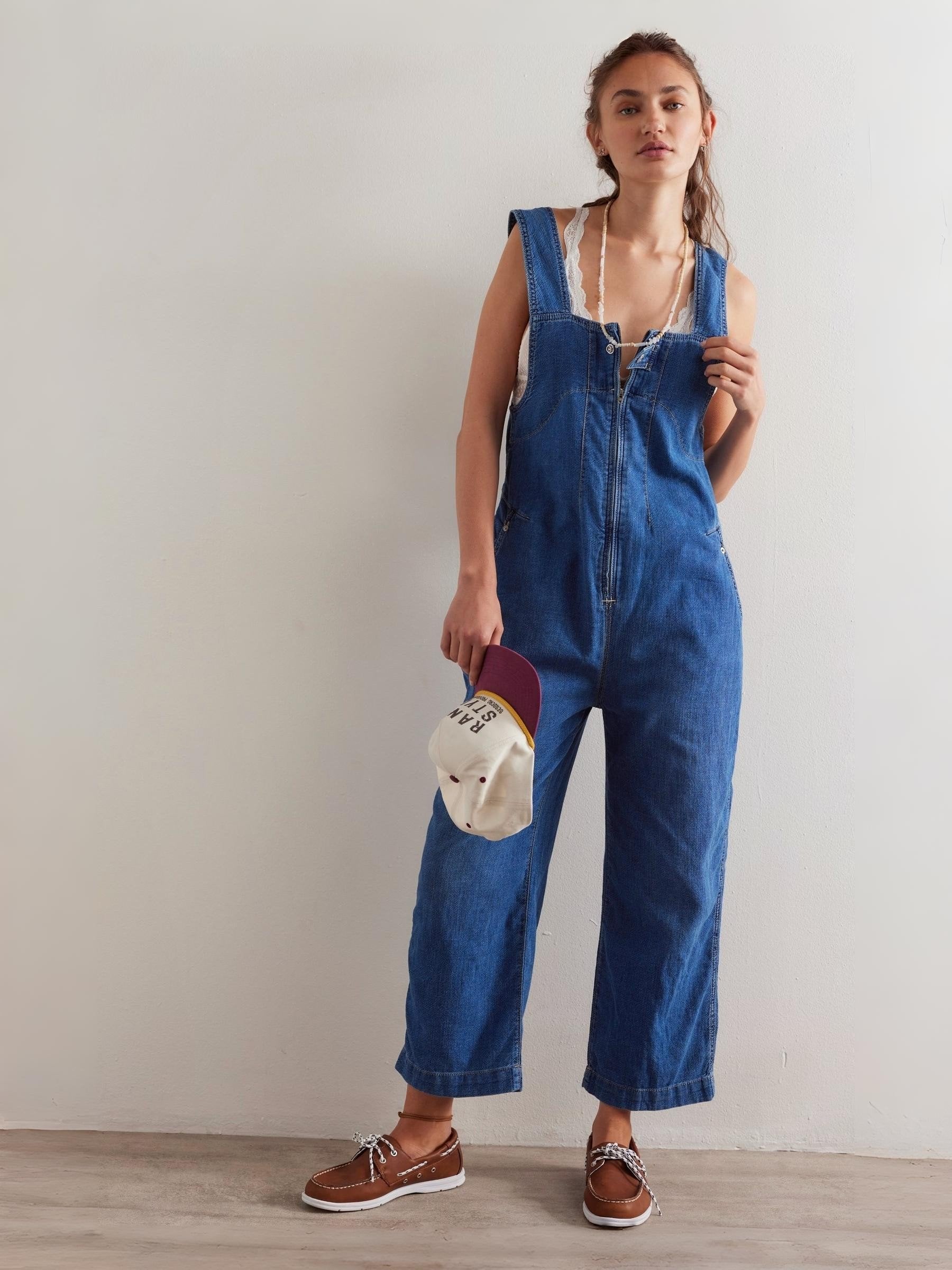 FREE PEOPLE - Jude Denim One-Piece - 