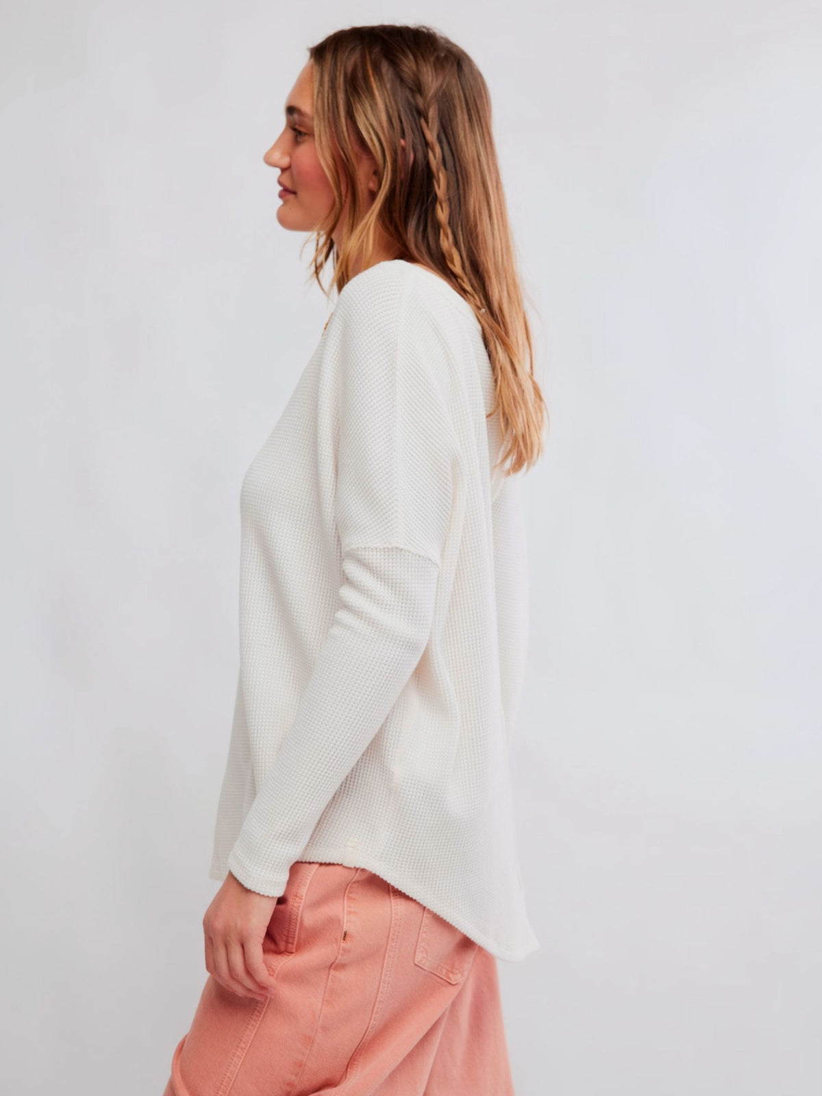 Latte Blues Thermal Top