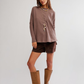 Latte Blues Thermal Top