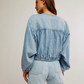 FREE PEOPLE - Layla Denim Zip Jacket