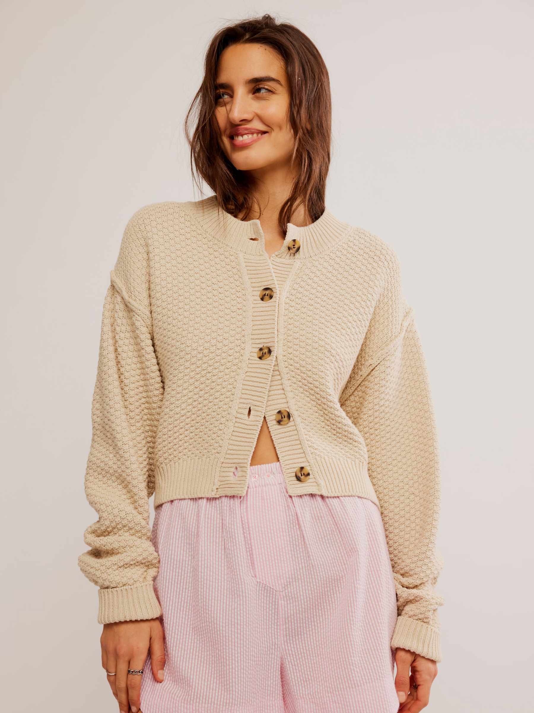 FREE PEOPLE - Lila Cardigan - Birch