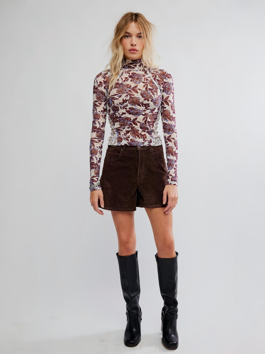 Lyric Printed Longsleeve Top