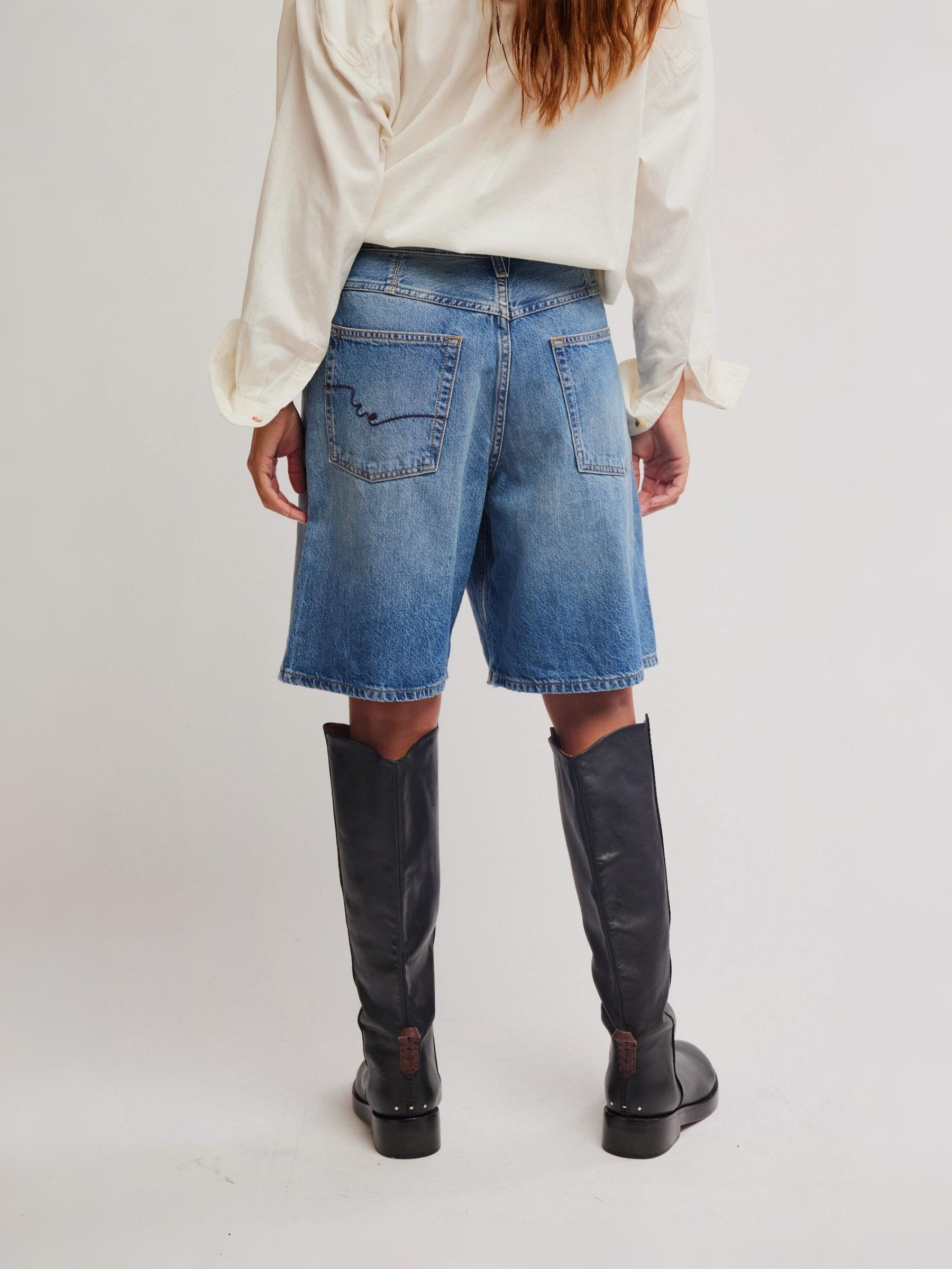 FREE PEOPLE - Montana Denim Shorts - 