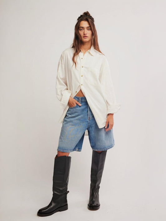 FREE PEOPLE - Montana Denim Shorts - 