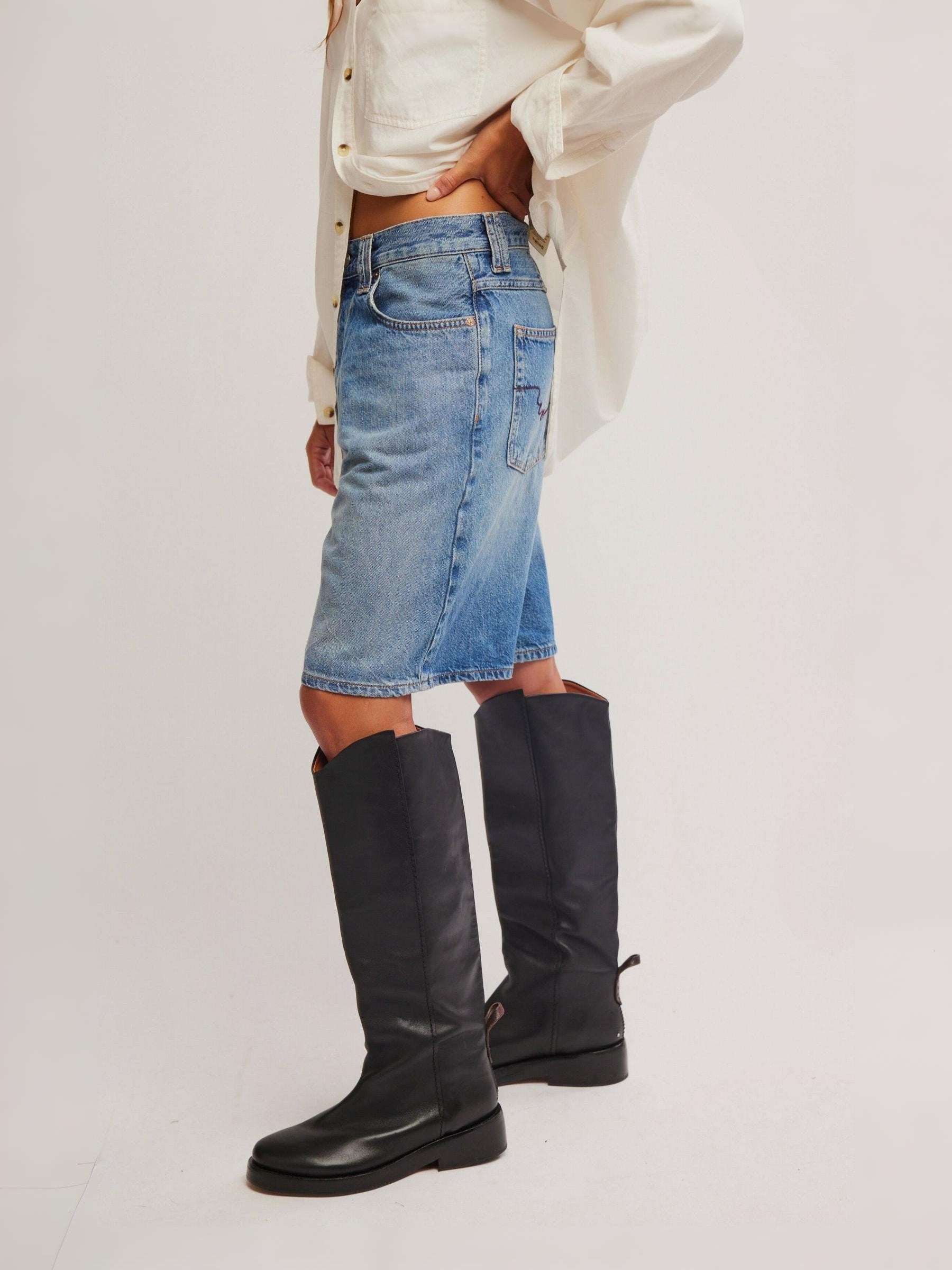 FREE PEOPLE - Montana Denim Shorts - 