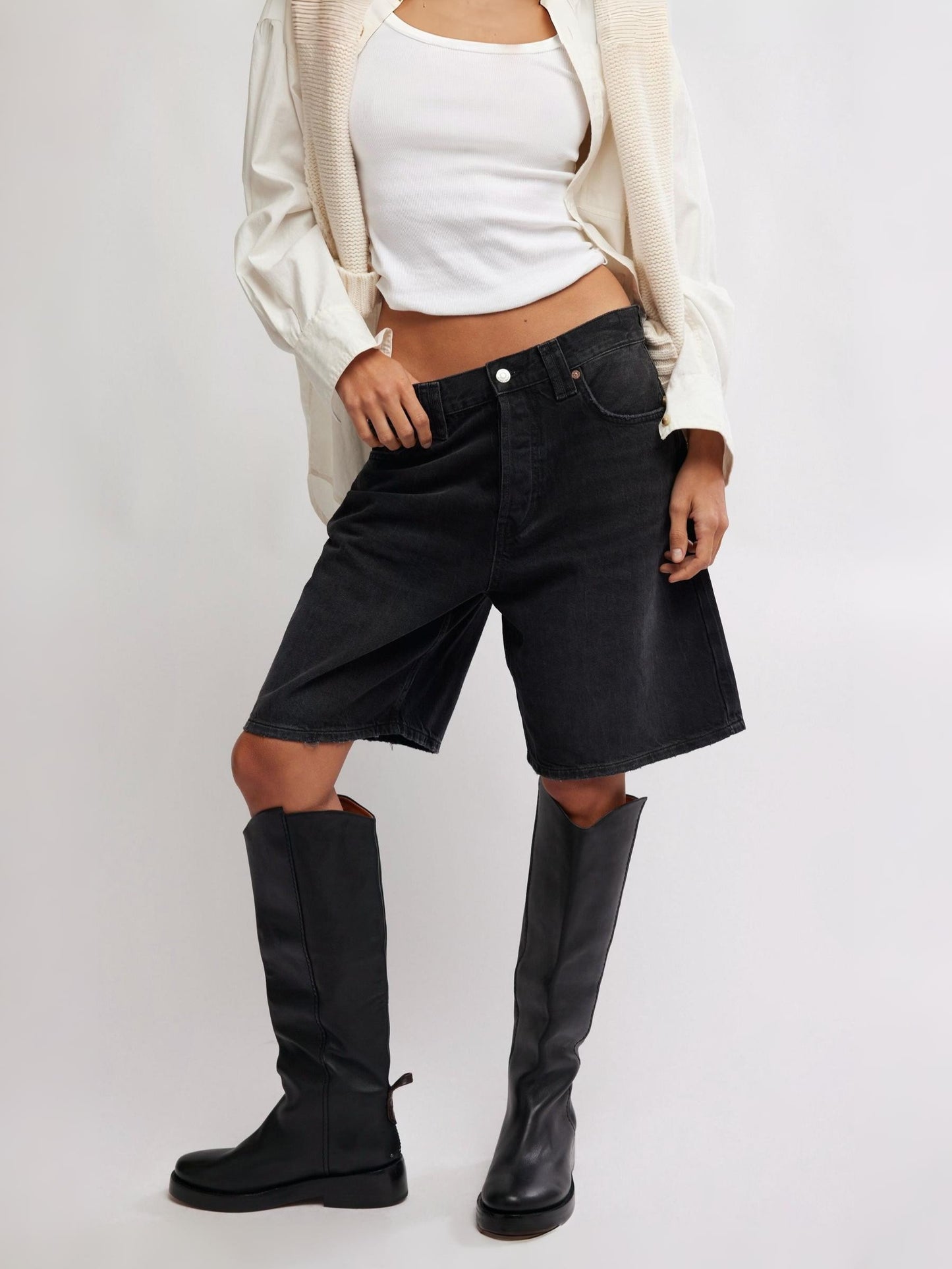 FREE PEOPLE - Montana Denim Shorts - 