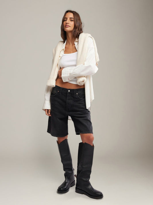 FREE PEOPLE - Montana Denim Shorts - 
