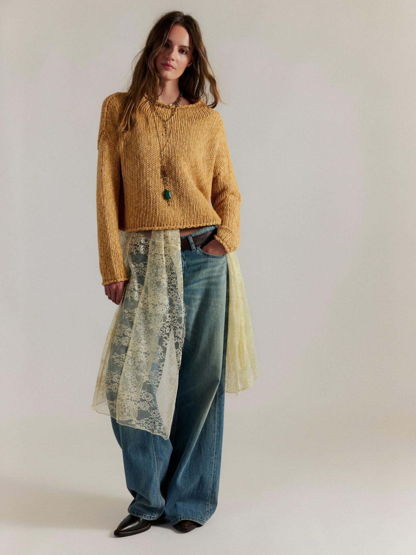 FREE PEOPLE - Opal Sweater - Sweet Potato