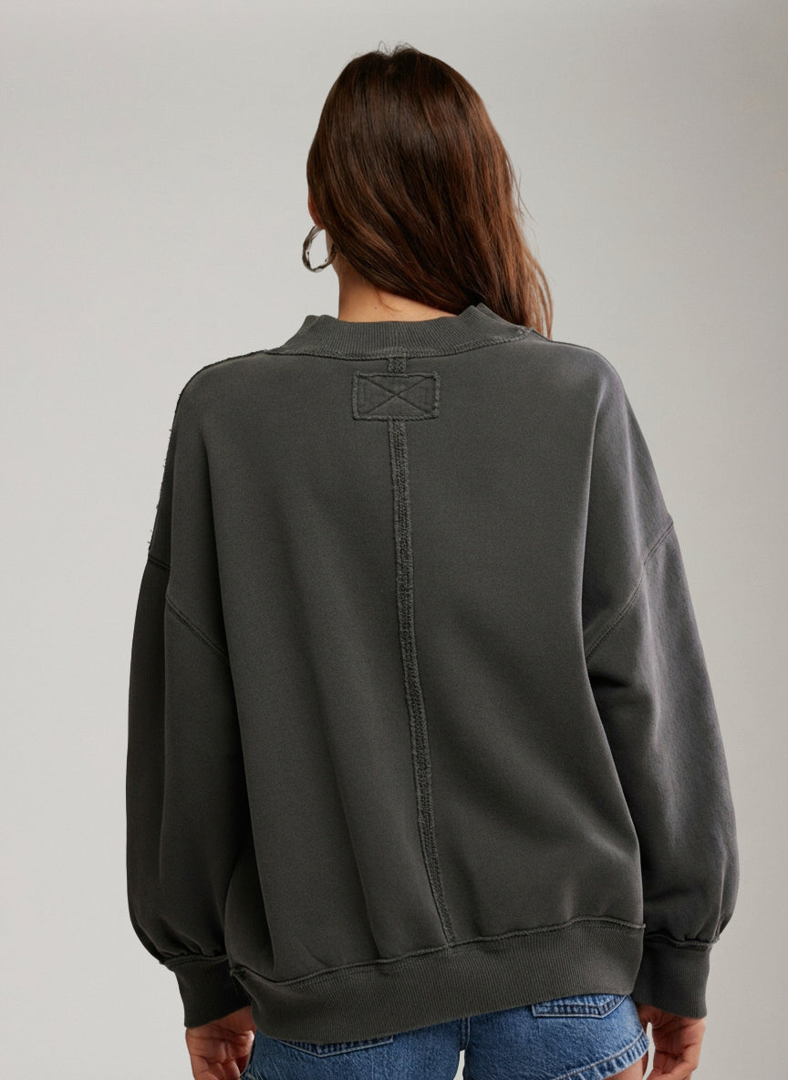 FREE PEOPLE - Palm Springs Pullover Sweatshirt - 