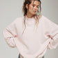 FREE PEOPLE - Palm Springs Pullover Sweatshirt - Mauve Chalk