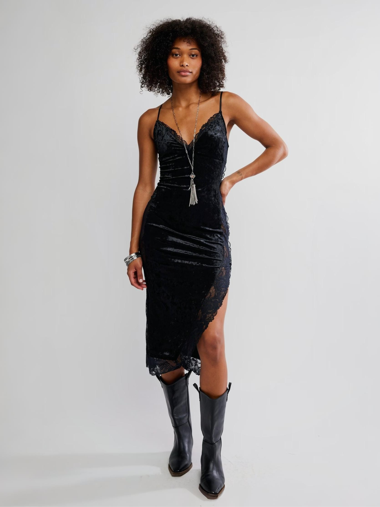 FREE PEOPLE - Raise a Toast Midi Slip Dress - 