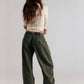FREE PEOPLE - Spotlight Washed Chino Trousers - 