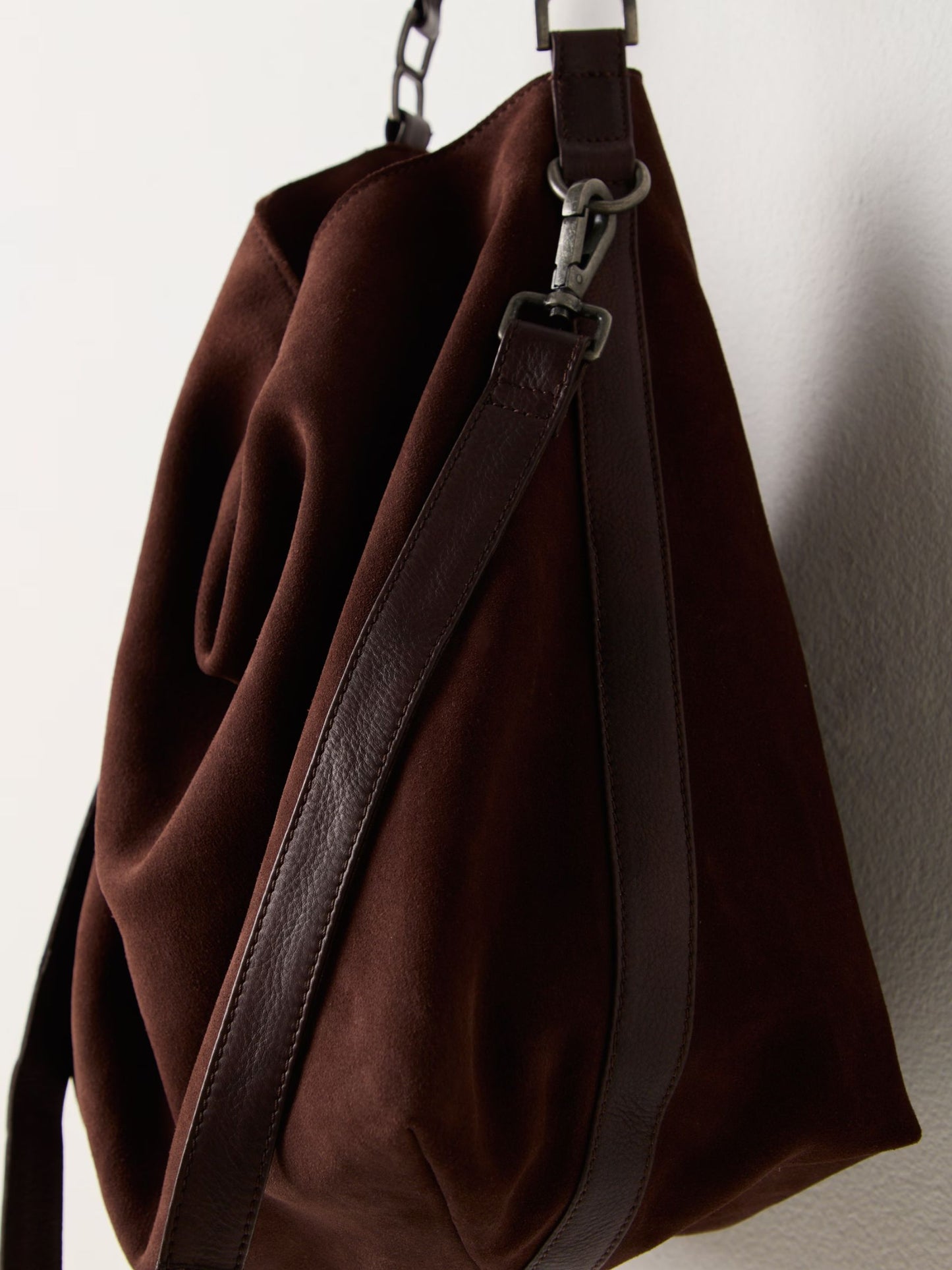 Suzie Suede Slouch Tote Bag