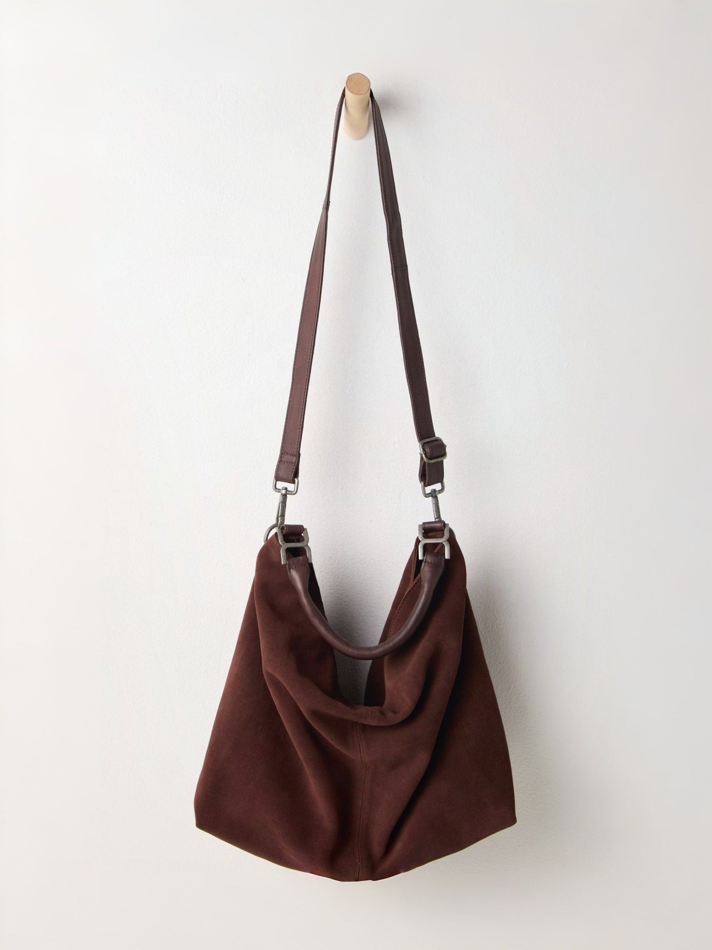 Suzie Suede Slouch Tote Bag