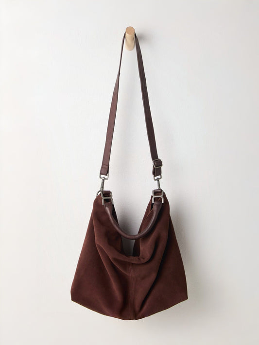 Suzie Suede Slouch Tote Bag