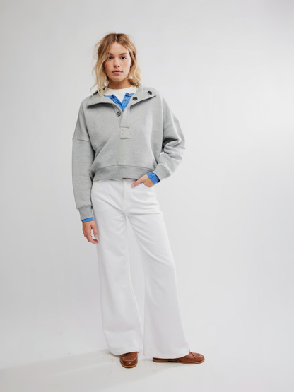 FREE PEOPLE - Timeless Pullover Sweatshirt - 