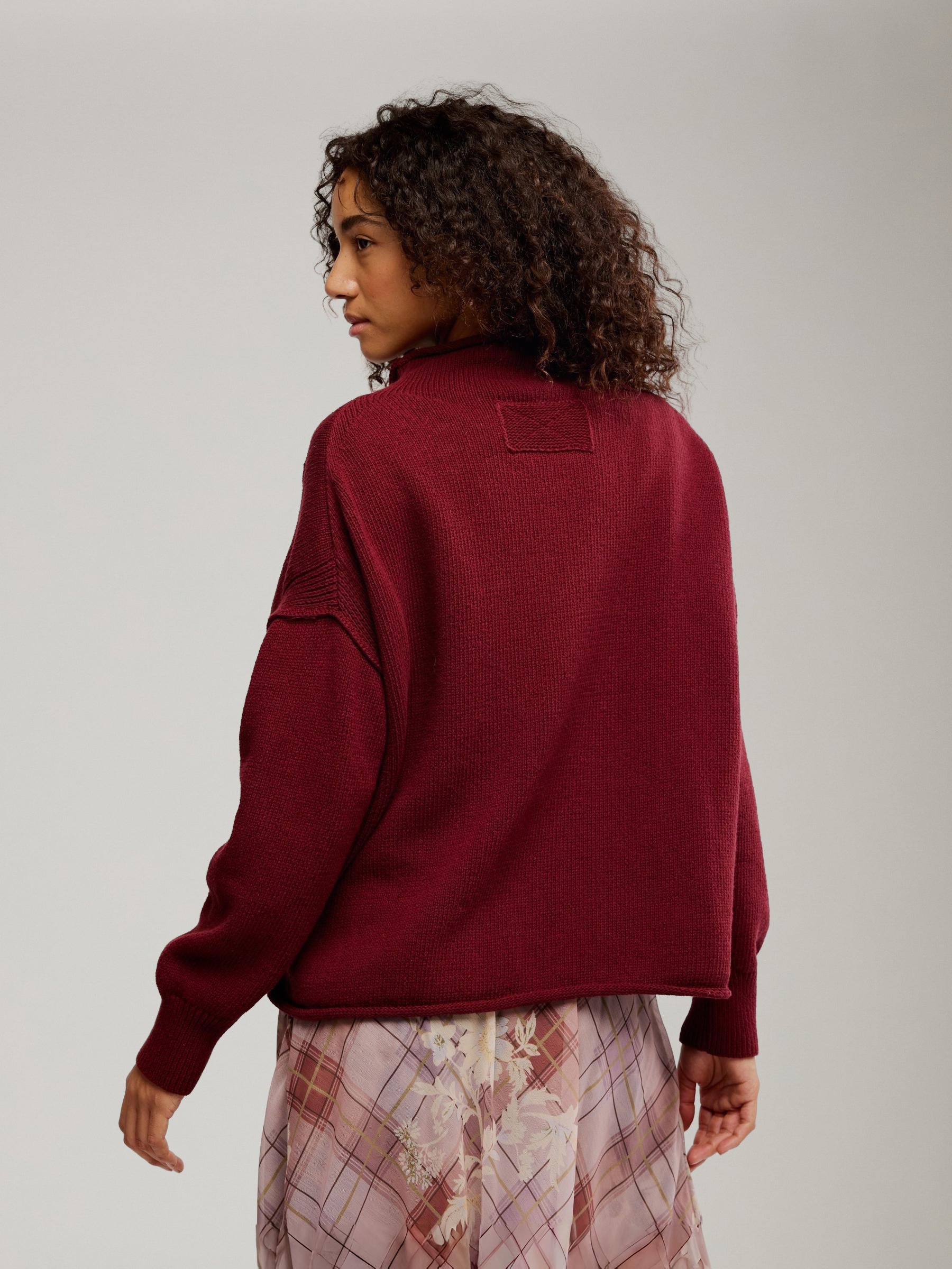 FREE PEOPLE - Torres Roll Neck Sweater - 