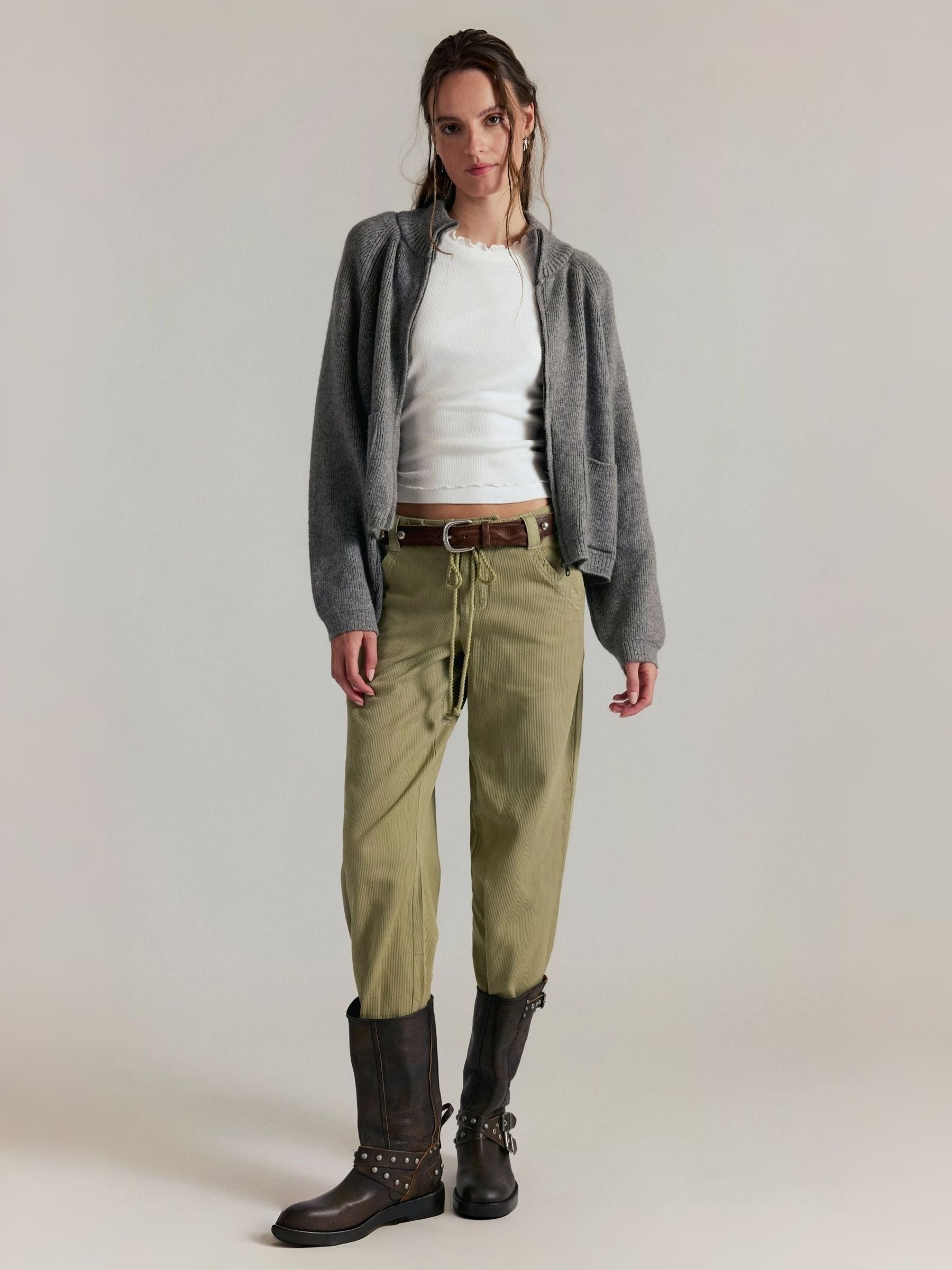 FREE PEOPLE - On It Half Zip Sweater - 