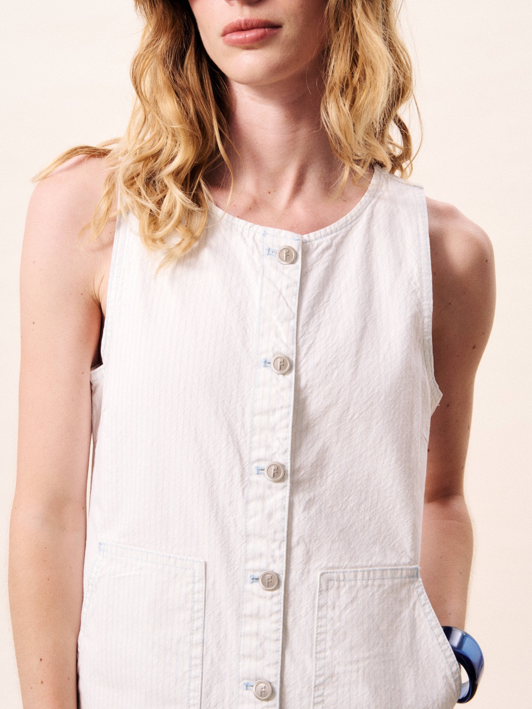 FRNCH - Calypso Stripe Dress - 