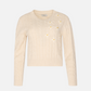 SADIE & SAGE - Lulu Embroidered Daisy Sweater - 
