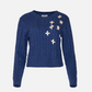 SADIE & SAGE - Lulu Embroidered Daisy Sweater - 