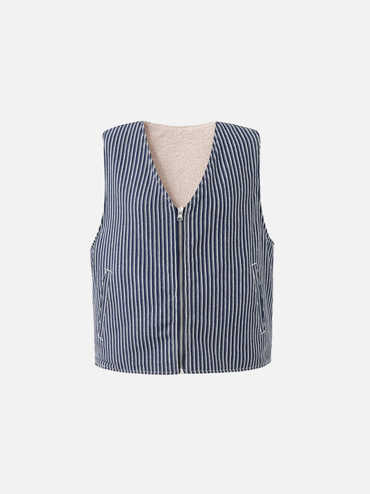 Cymric Stripe Reversible Vest