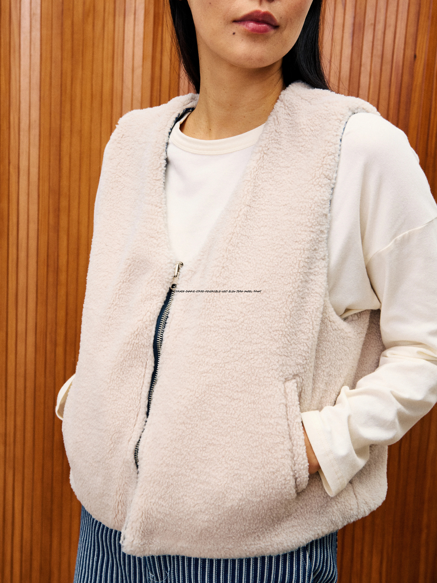 Cymric Stripe Reversible Vest