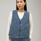 FRNCH - Cymric Stripe Reversible Vest - 