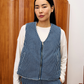 Cymric Stripe Reversible Vest