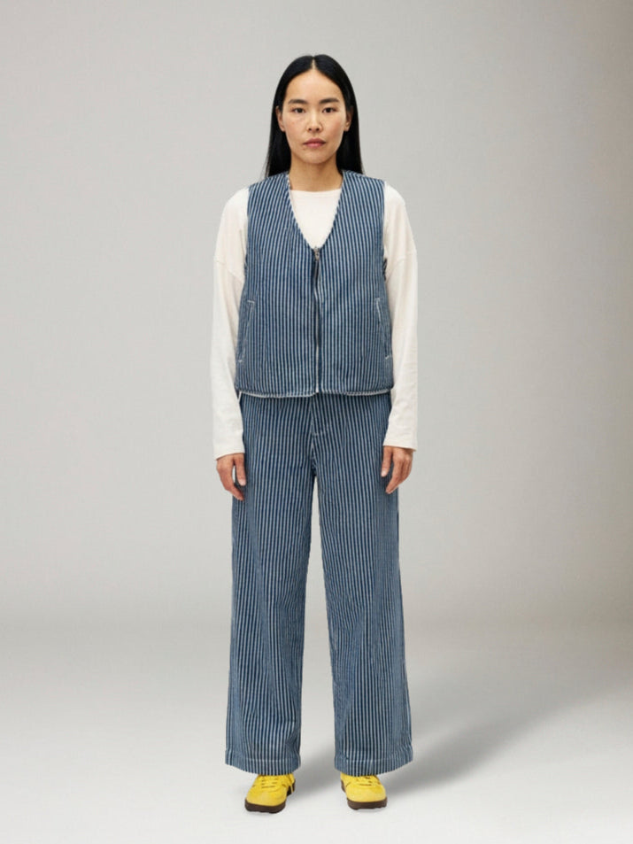 FRNCH - Cymric Stripe Reversible Vest - 