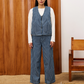 Cymric Stripe Reversible Vest