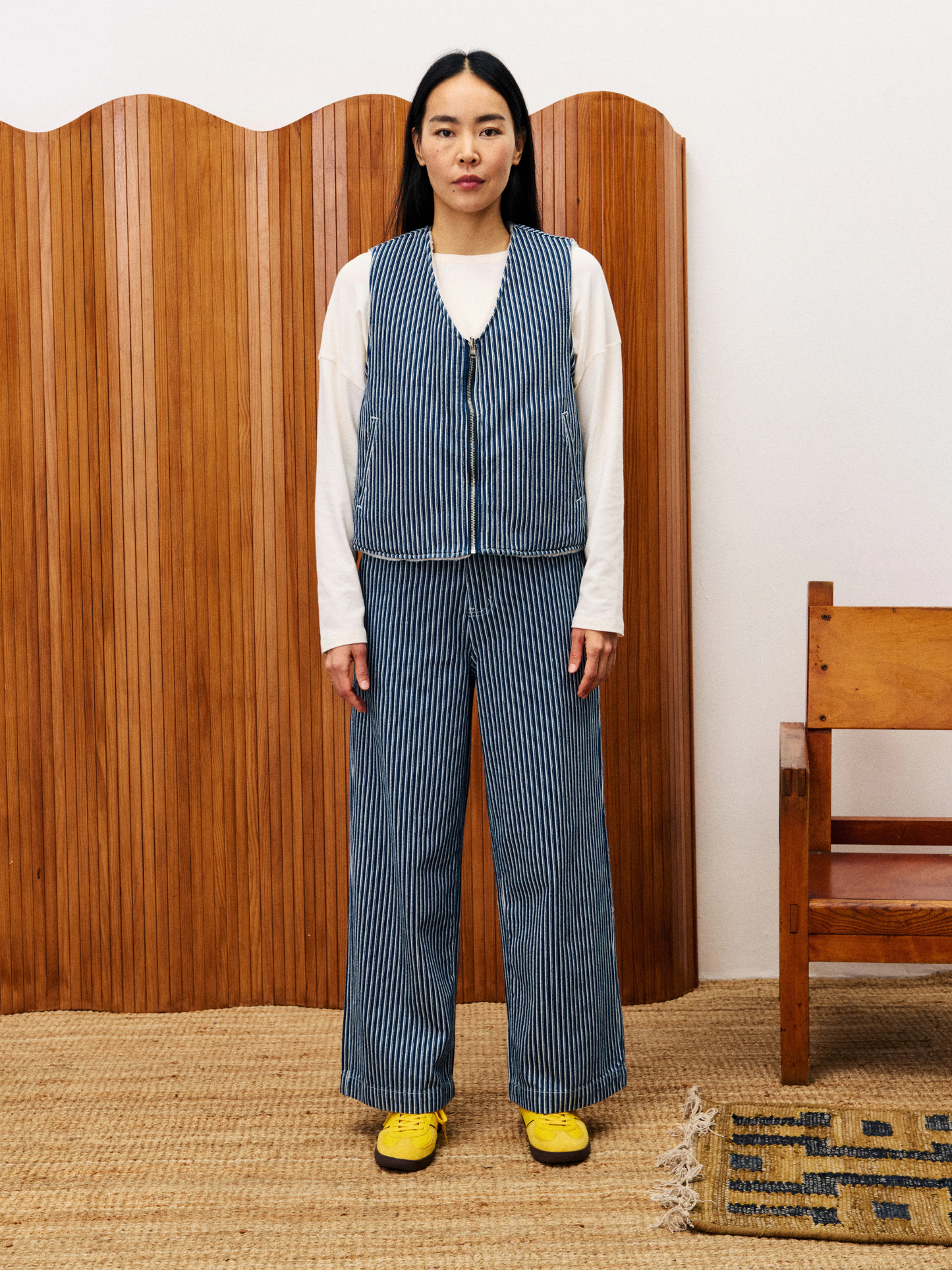 Cymric Stripe Reversible Vest