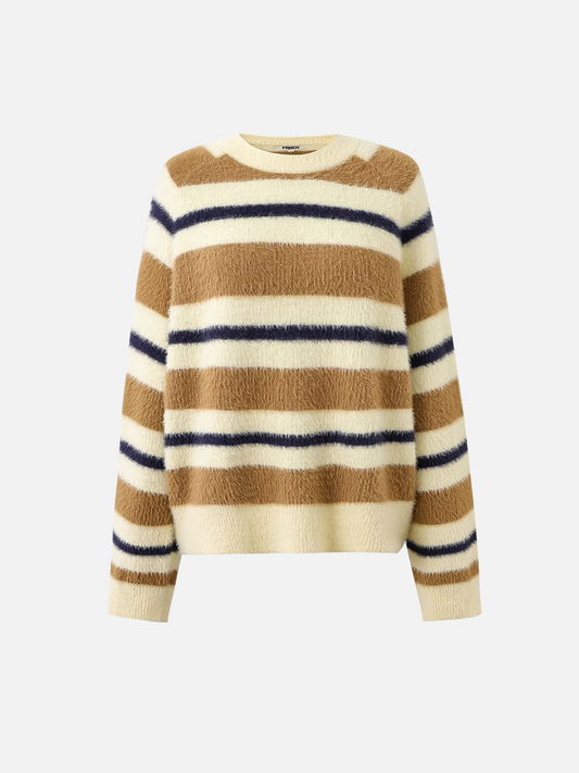 Himalayan Stripe Crewneck Sweater