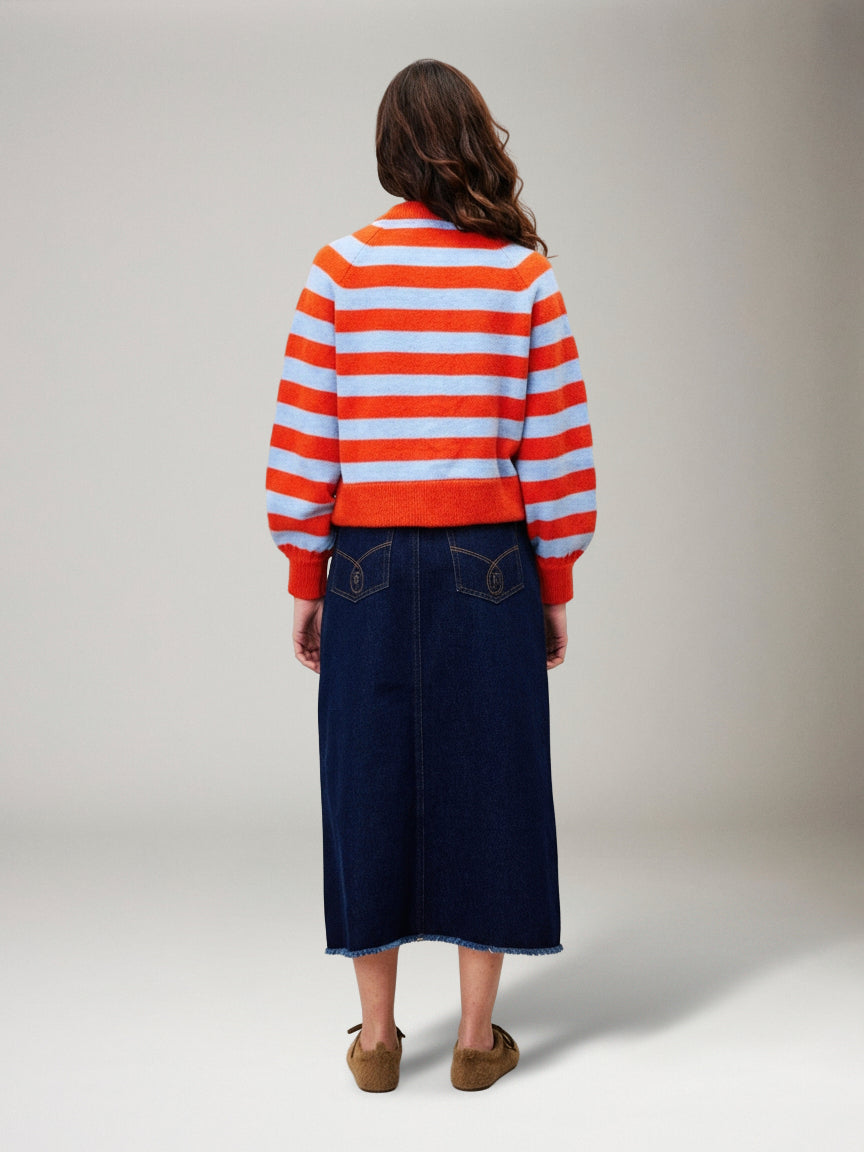 FRNCH - Morand Stripe Cardigan - 