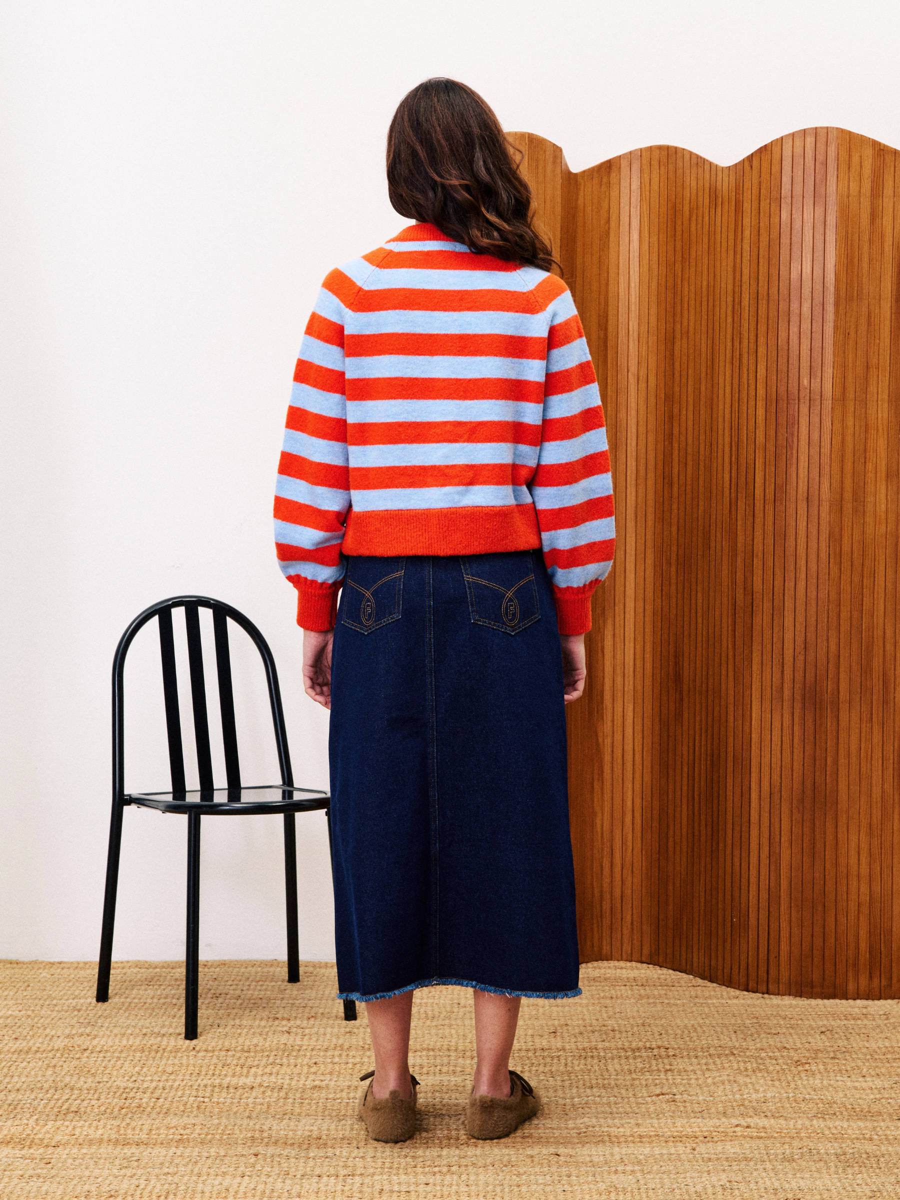 FRNCH - Morand Stripe Cardigan - 