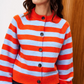 FRNCH - Morand Stripe Cardigan - 