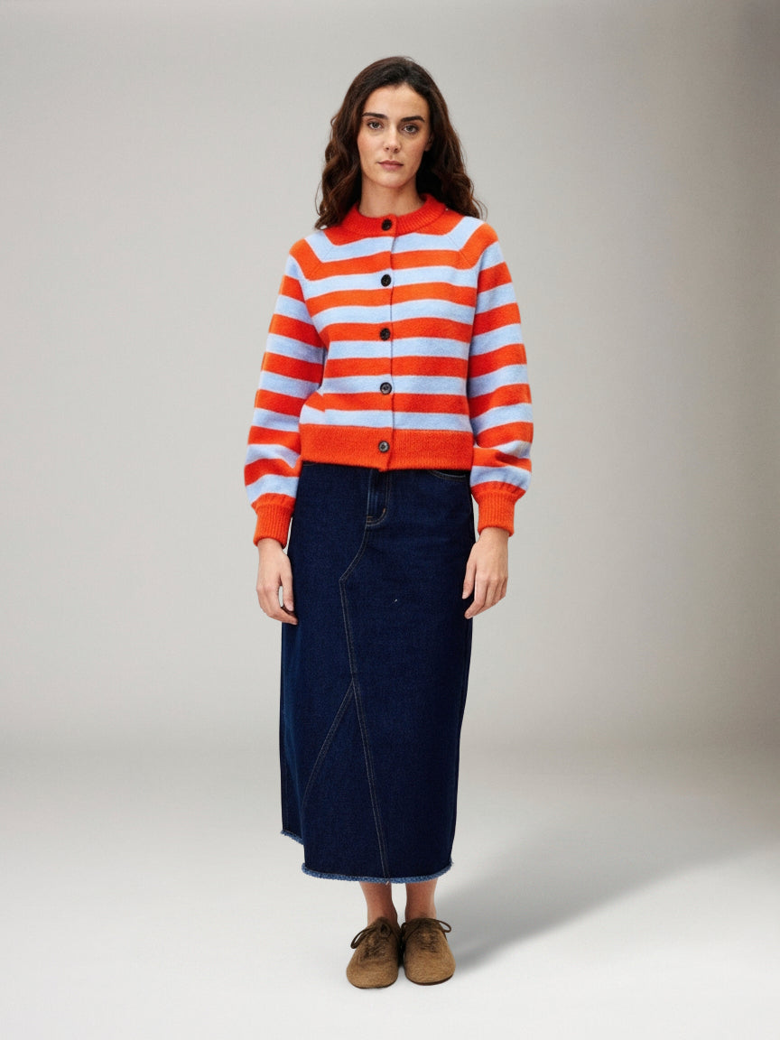 FRNCH - Morand Stripe Cardigan - 
