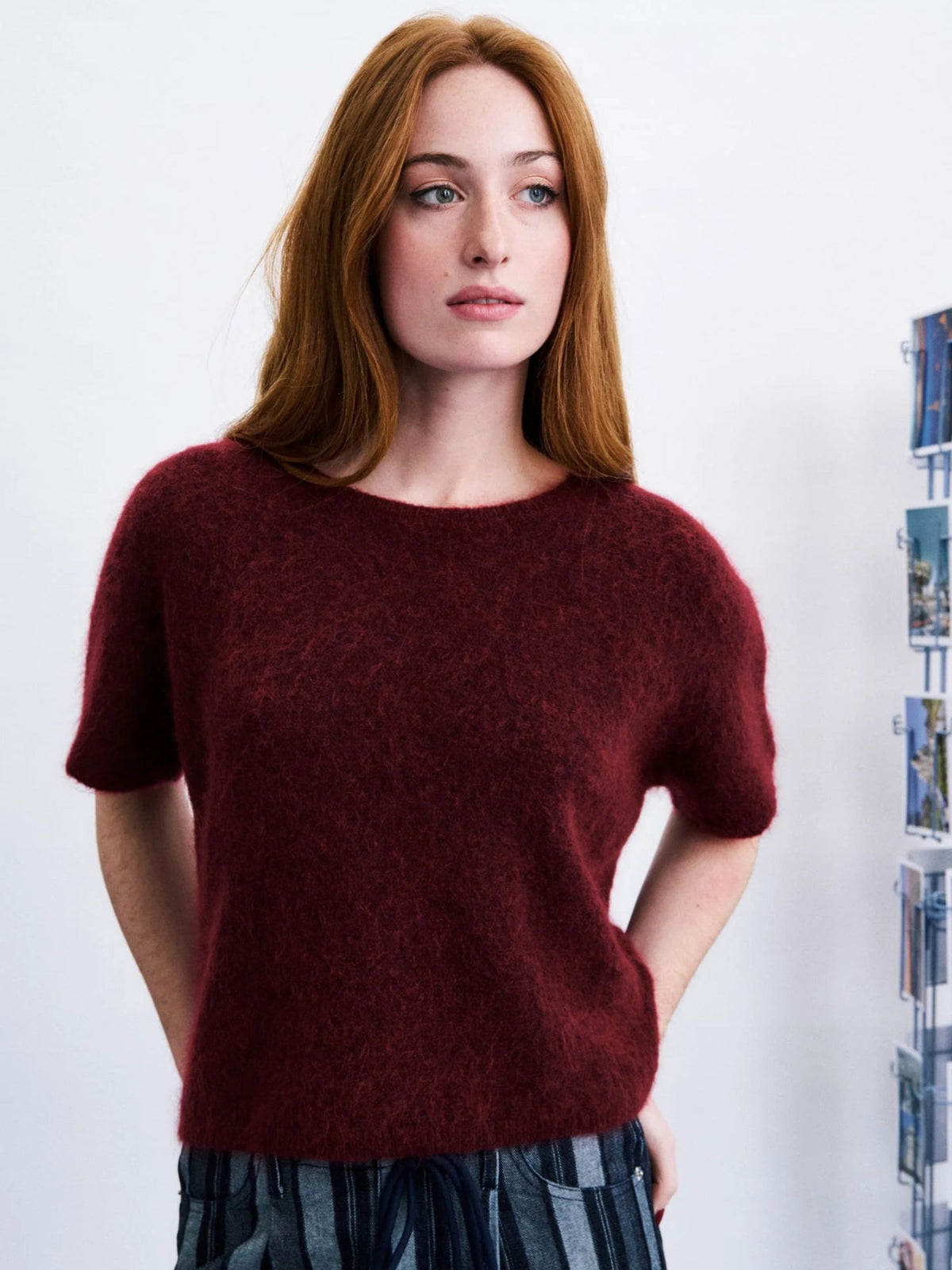 FRNCH - Sanriku Mohair Shortsleeve Sweater - 