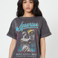 GIRL DANGEROUS-Aquarius Boyfriend Tee-Vintage Black