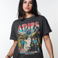 GIRL DANGEROUS-Aries Boyfriend Tee-Vintage Black
