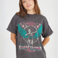 GIRL DANGEROUS-Sagittarius Boyfriend Tee-Vintage Black