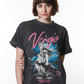 GIRL DANGEROUS-Virgo Boyfriend Tee-Vintage Black