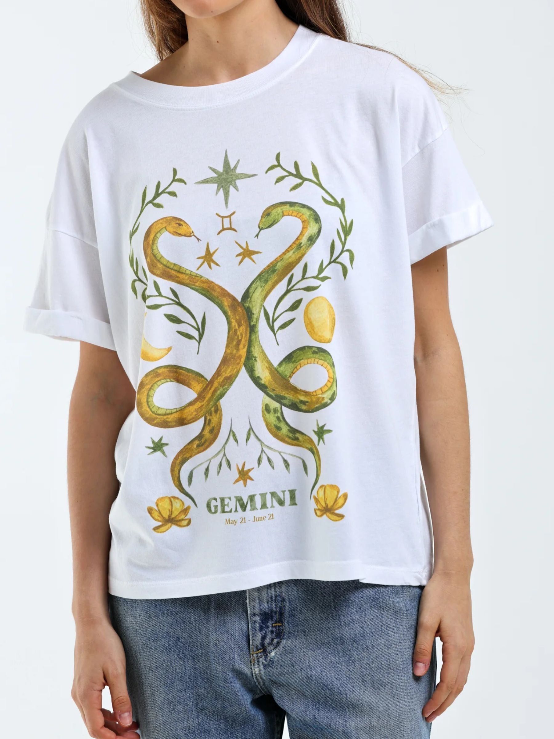 GIRL DANGEROUS - Gemini Zodiac Boyfriend T-Shirt - 