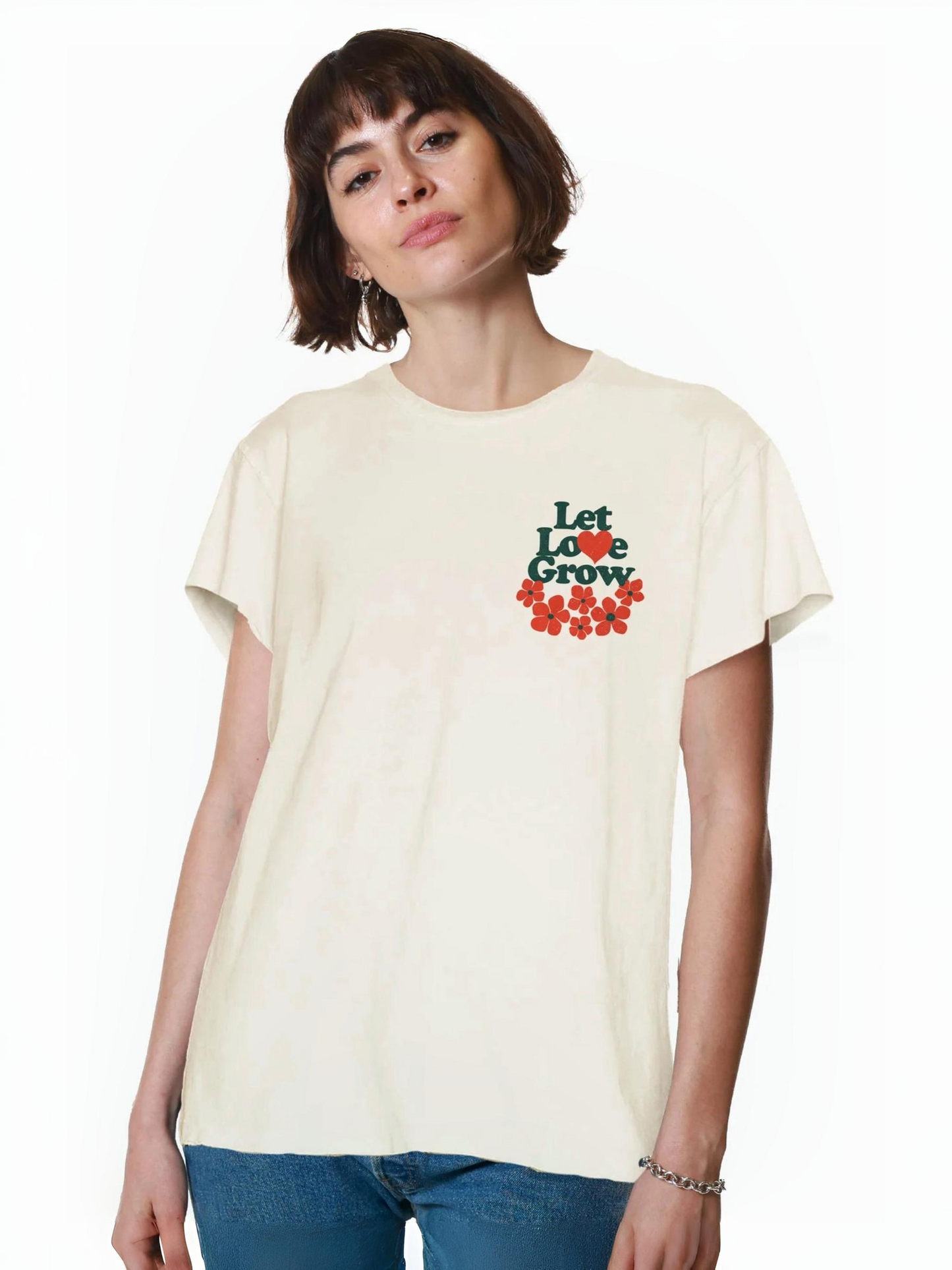 GIRL DANGEROUS - Let Love Grow Tee - 