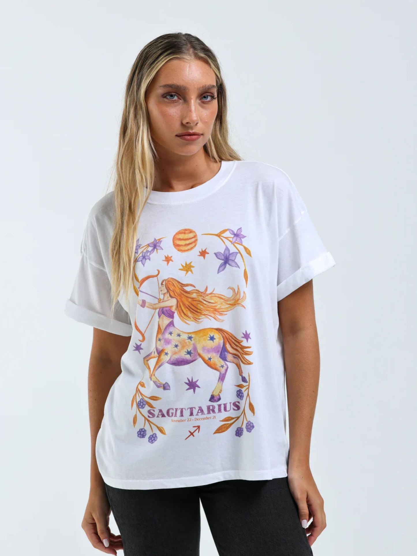 GIRL DANGEROUS - Sagittarius Zodiac Boyfriend T-Shirt - 