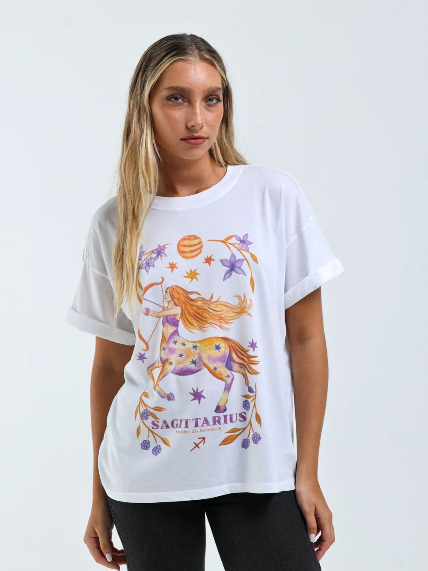 GIRL DANGEROUS - Sagittarius Zodiac Boyfriend T-Shirt - 