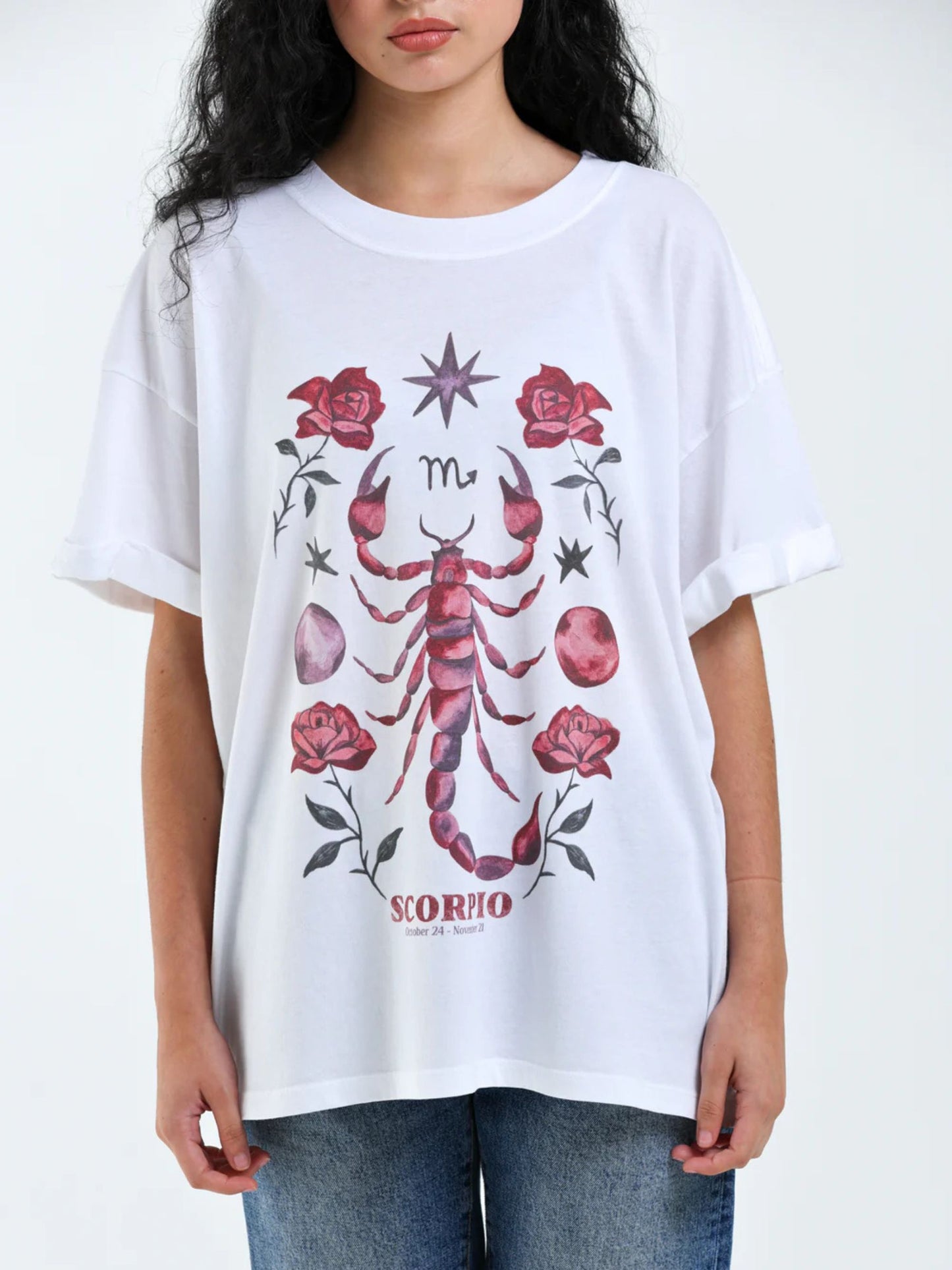 GIRL DANGEROUS - Scorpio Zodiac Boyfriend T-Shirt - 