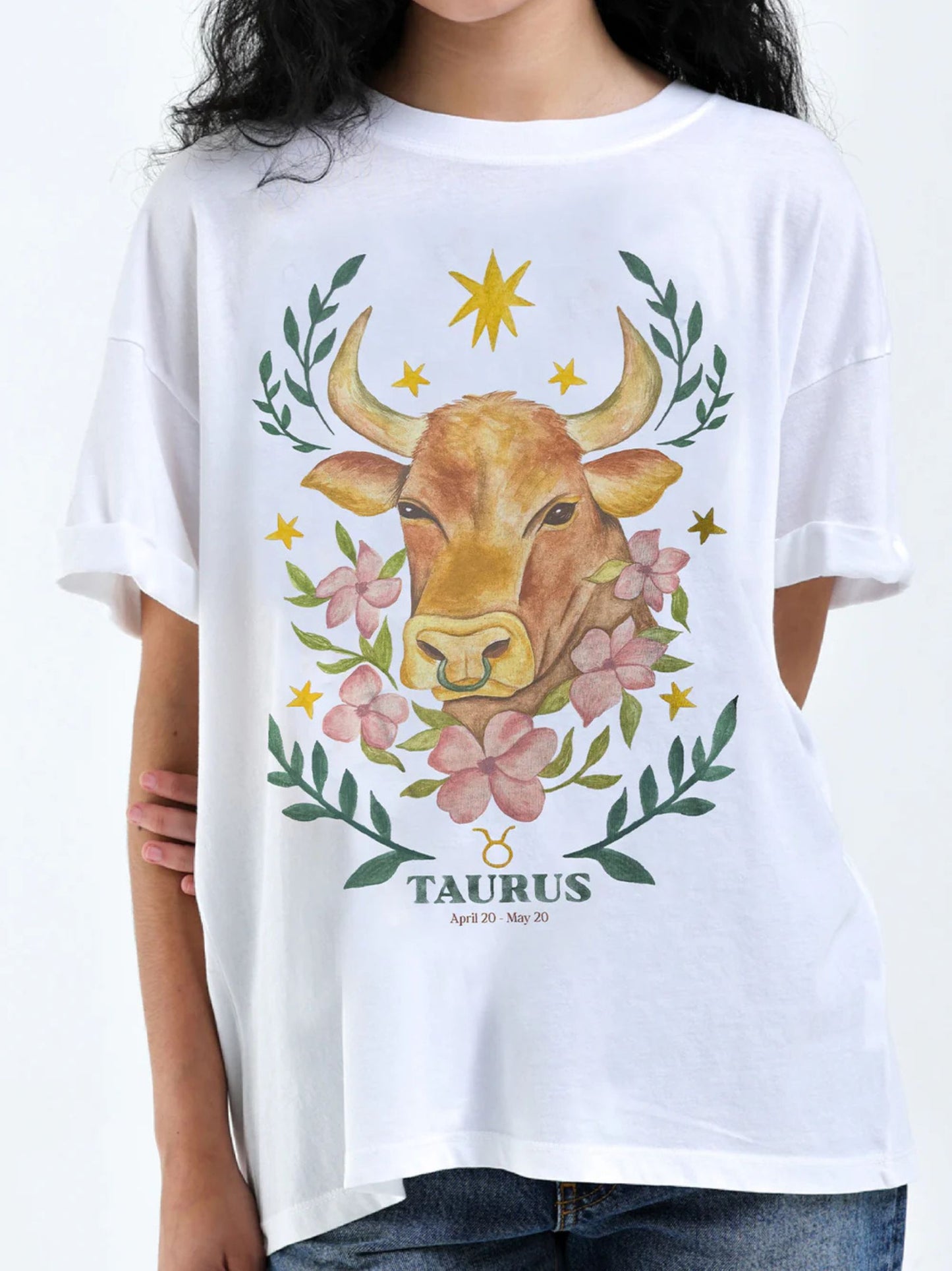 GIRL DANGEROUS - Taurus Zodiac Boyfriend T-Shirt - 