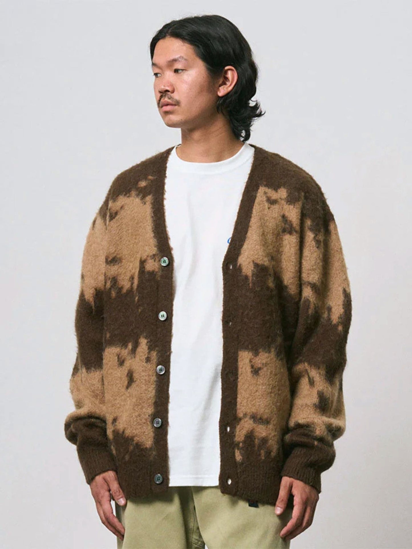 GRAMICCI - Mohair Splatter Cardigan - 